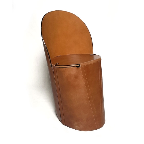 Chaise DECCAN en cuir