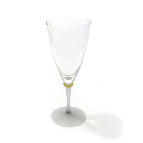 Verres à vin Daniel Hechter bague jaune