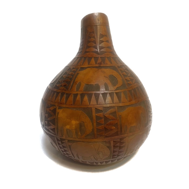 Calebasse de l'art populaire du Kenya